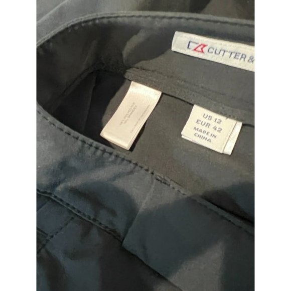 Cutter & Buck CB Dry Tec Pintuck Black Short  women size 12 - Picture 4 of 6